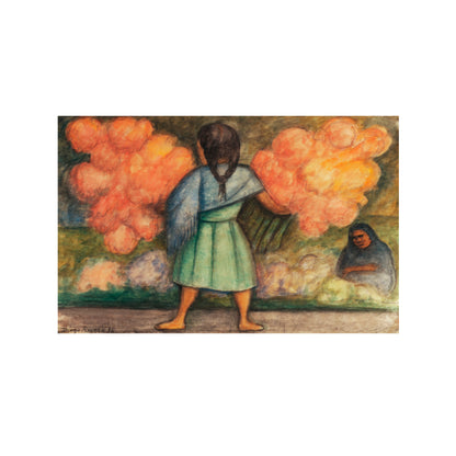 LA NIÑA CON LAS FLORES