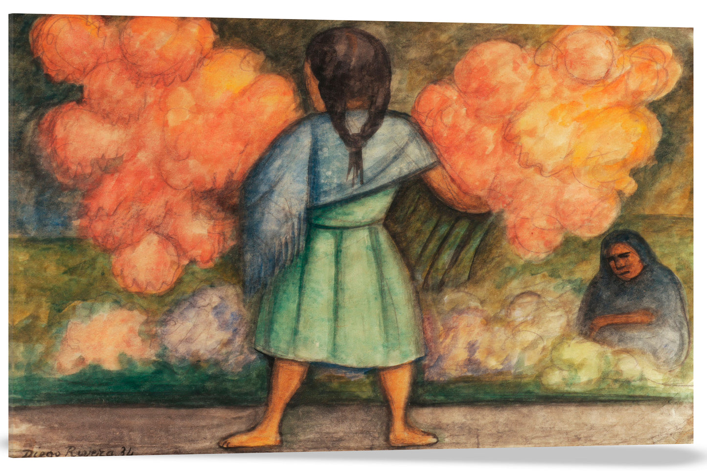 LA NIÑA CON LAS FLORES