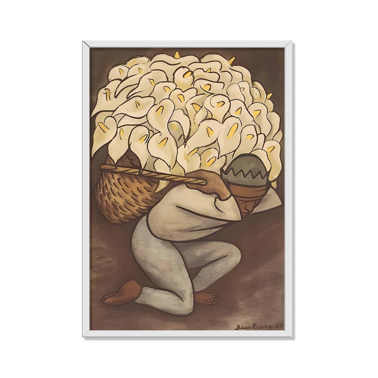 HOMBRE CARGANDO ALCATRACES