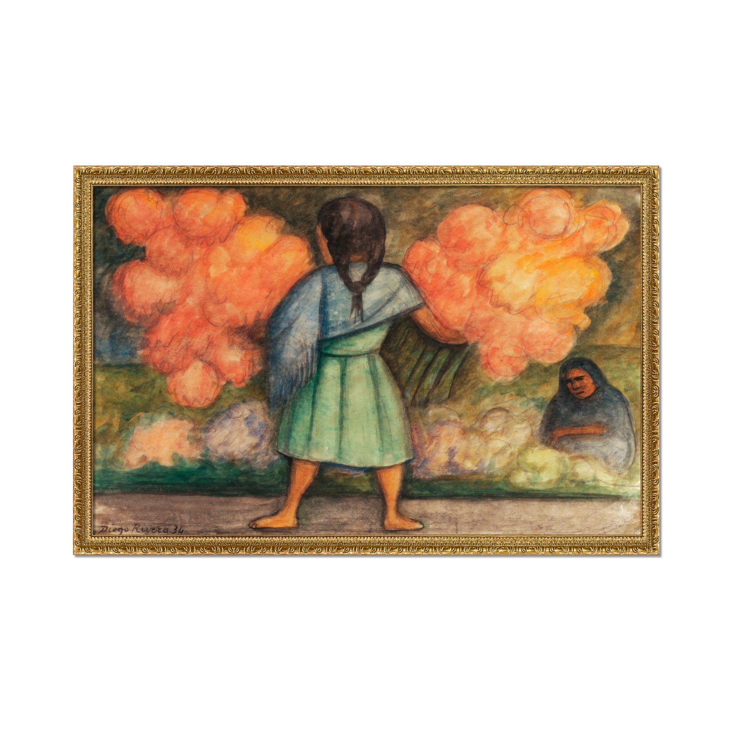 LA NIÑA CON LAS FLORES