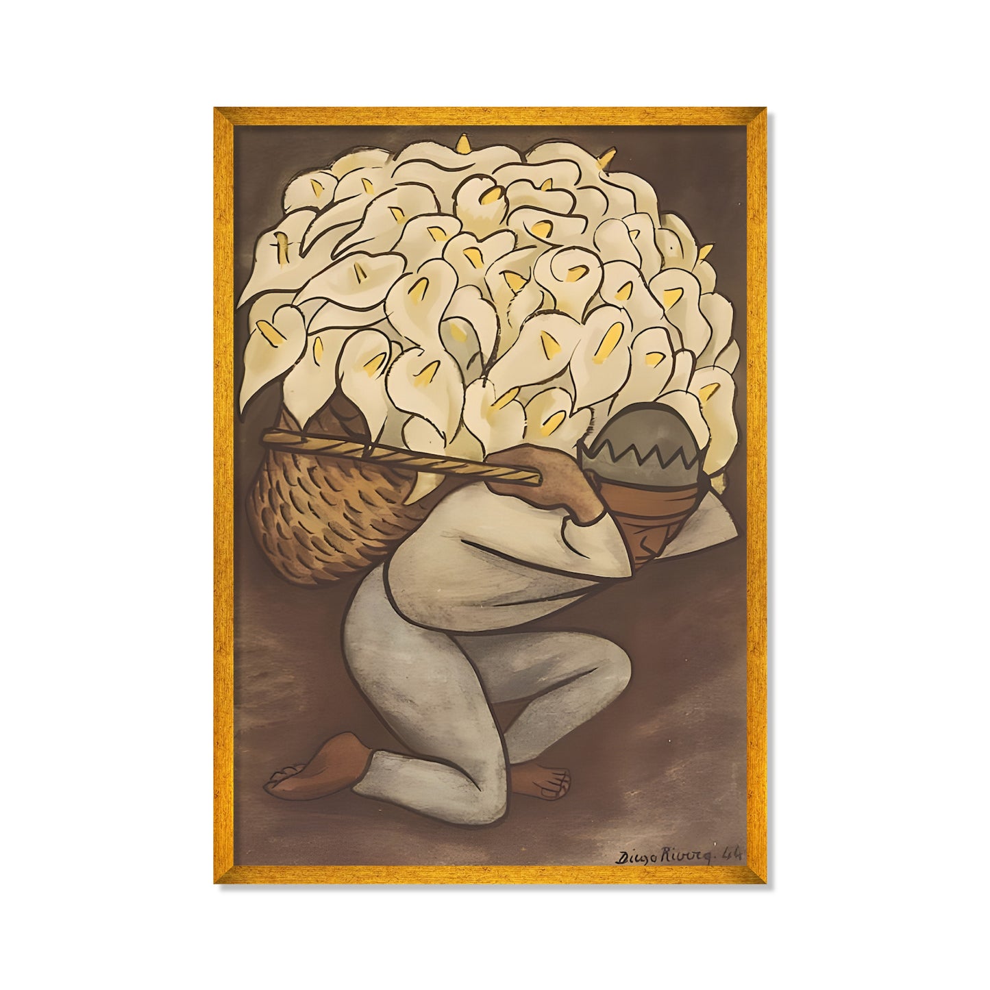 HOMBRE CARGANDO ALCATRACES