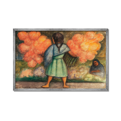 LA NIÑA CON LAS FLORES
