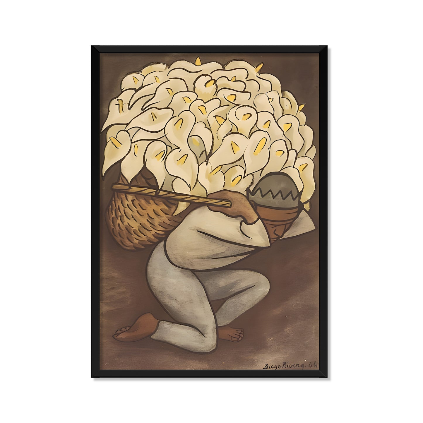 HOMBRE CARGANDO ALCATRACES