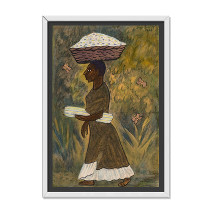 MUJER PORTANDO UNA CANASTA