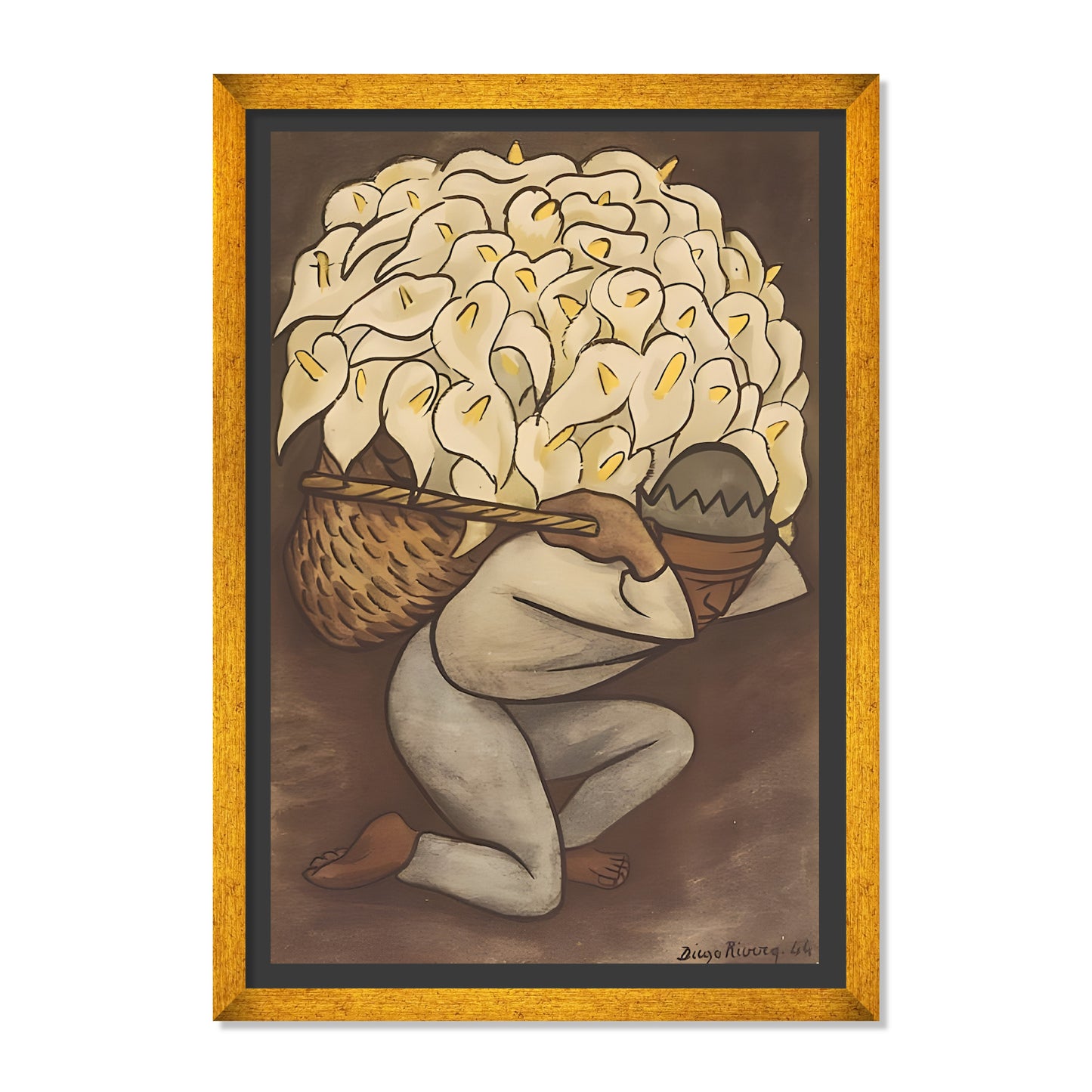 HOMBRE CARGANDO ALCATRACES