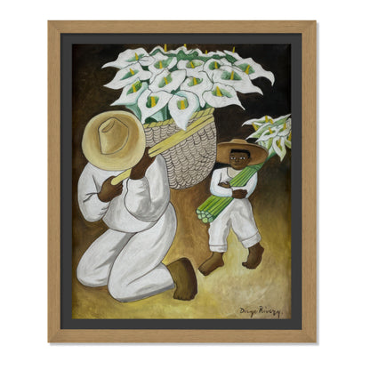 VENDEDOR DE ALCATRACES CON NIÑO