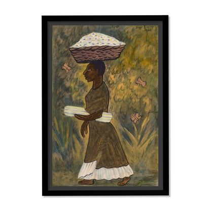 MUJER PORTANDO UNA CANASTA
