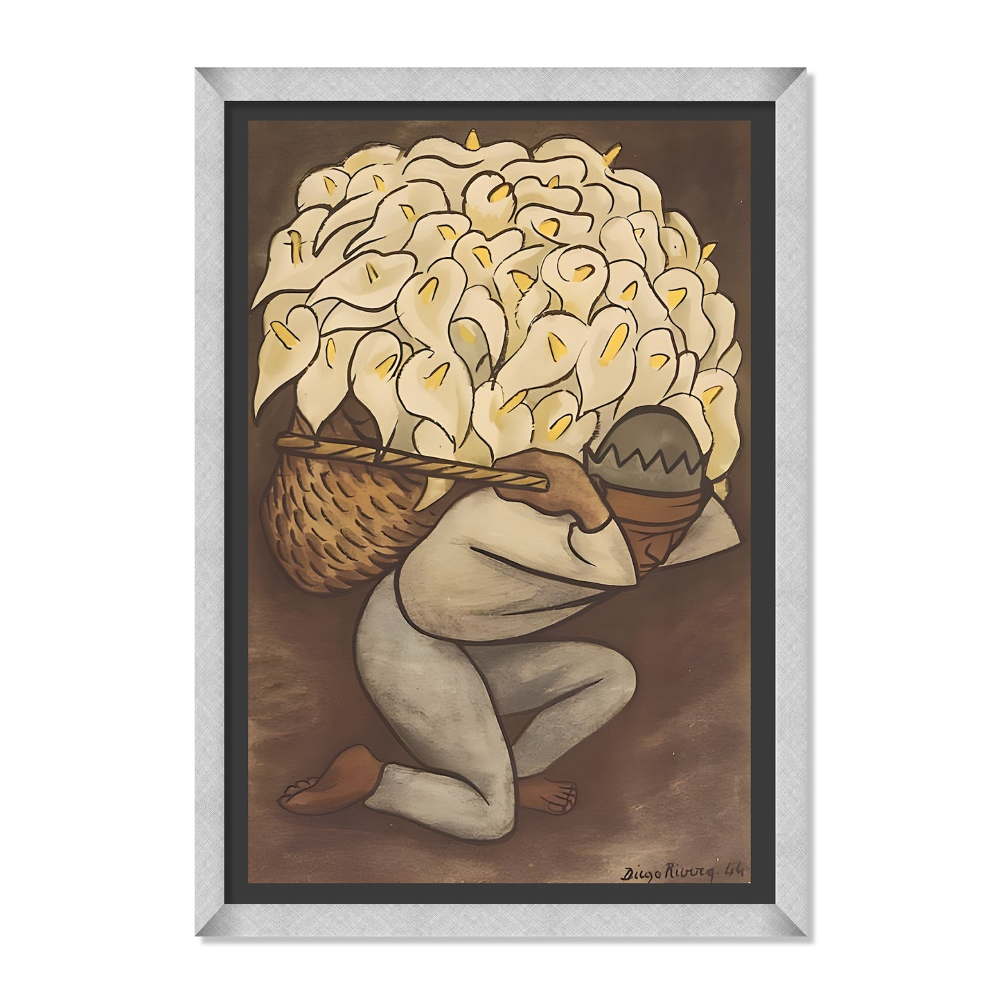 HOMBRE CARGANDO ALCATRACES