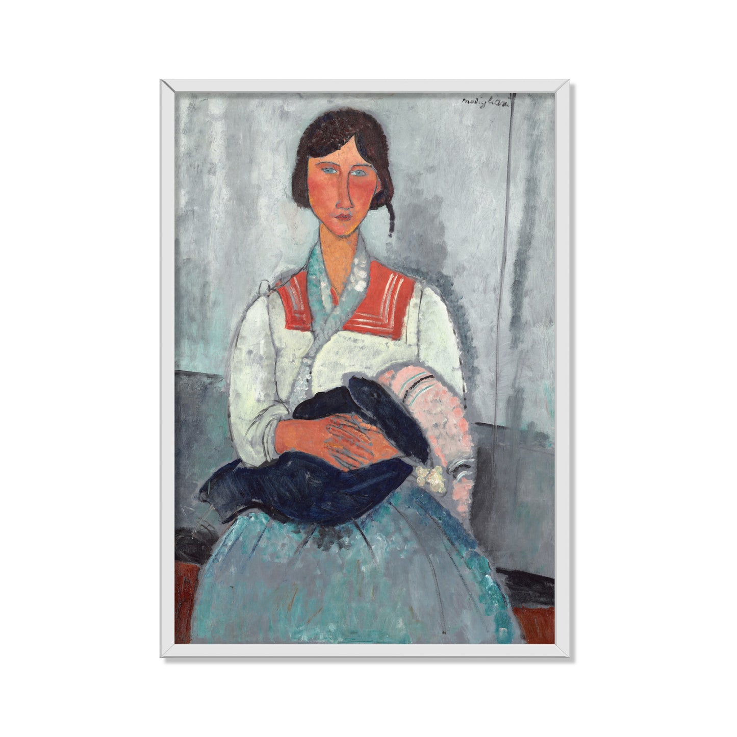 MUJER GITANA CON UN BEBÉ