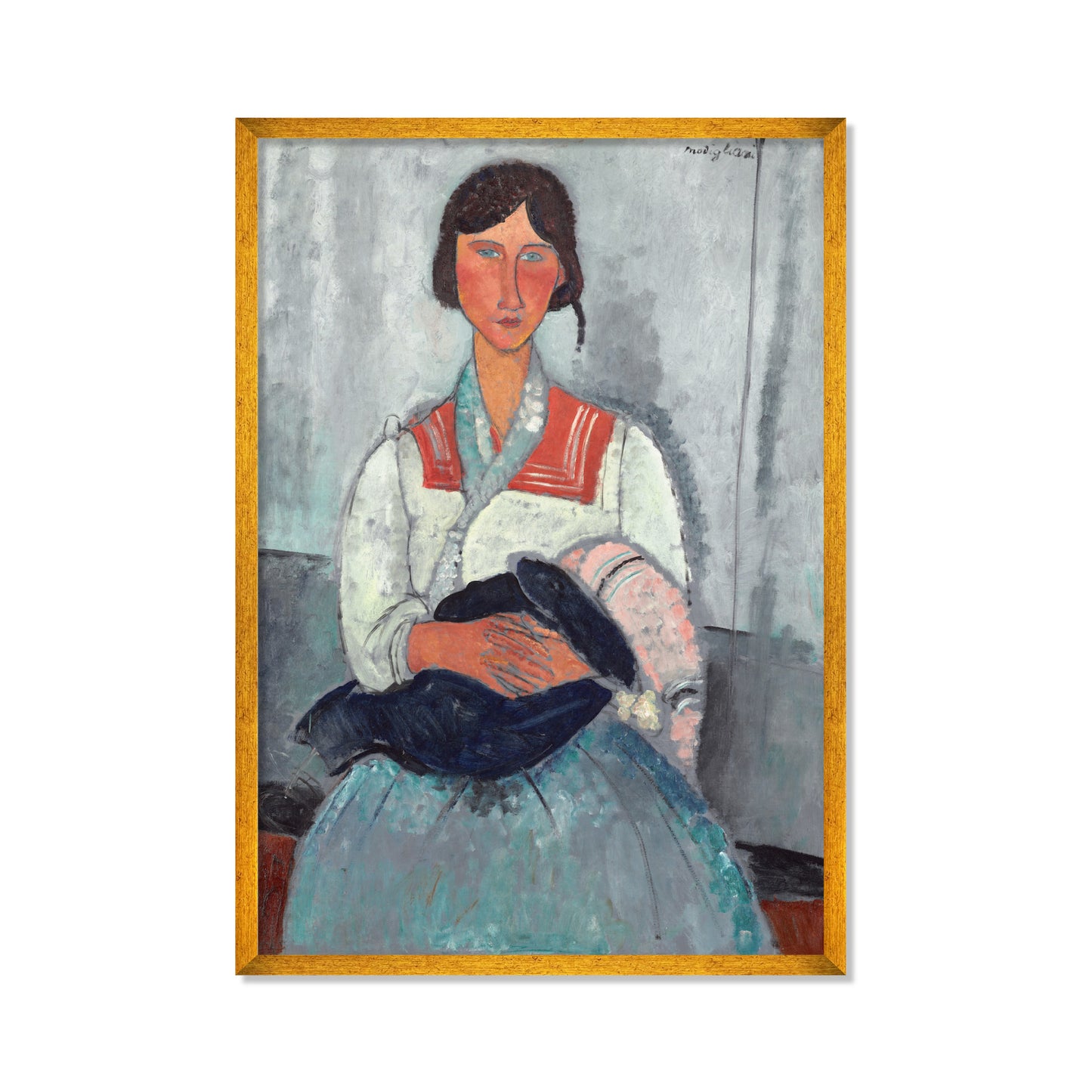 MUJER GITANA CON UN BEBÉ