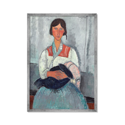 MUJER GITANA CON UN BEBÉ