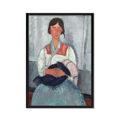 MUJER GITANA CON UN BEBÉ