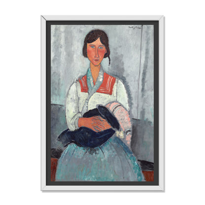 MUJER GITANA CON UN BEBÉ