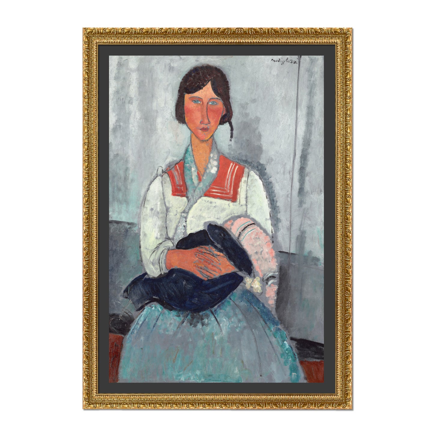 MUJER GITANA CON UN BEBÉ
