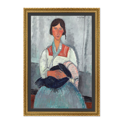 MUJER GITANA CON UN BEBÉ