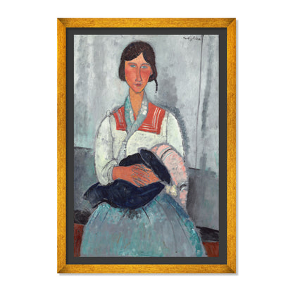 MUJER GITANA CON UN BEBÉ