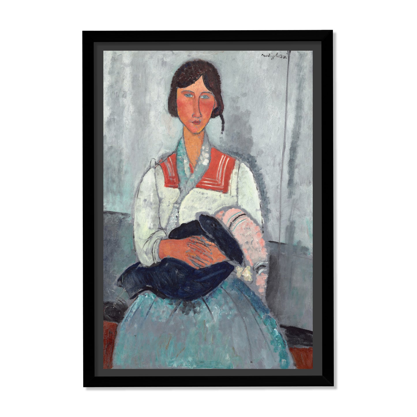 MUJER GITANA CON UN BEBÉ