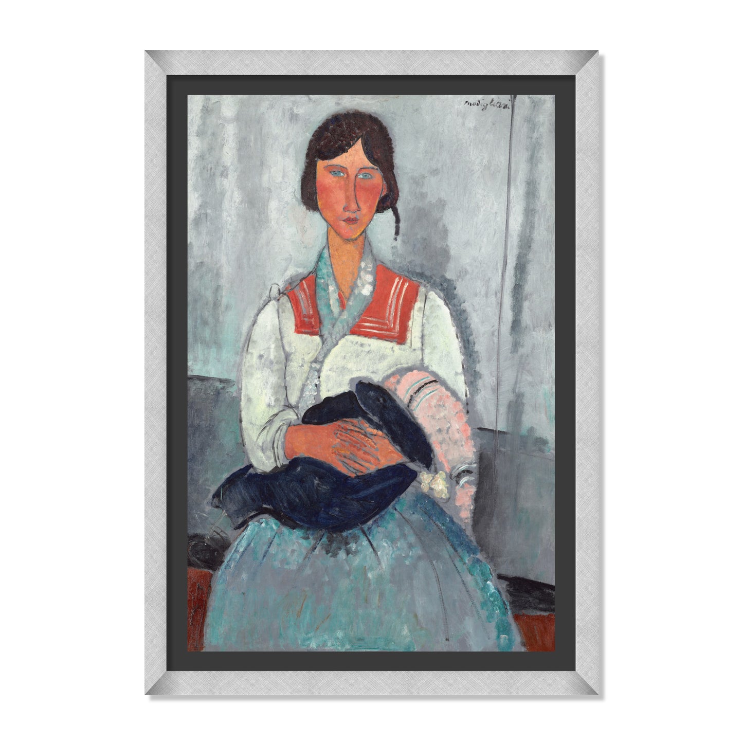 MUJER GITANA CON UN BEBÉ