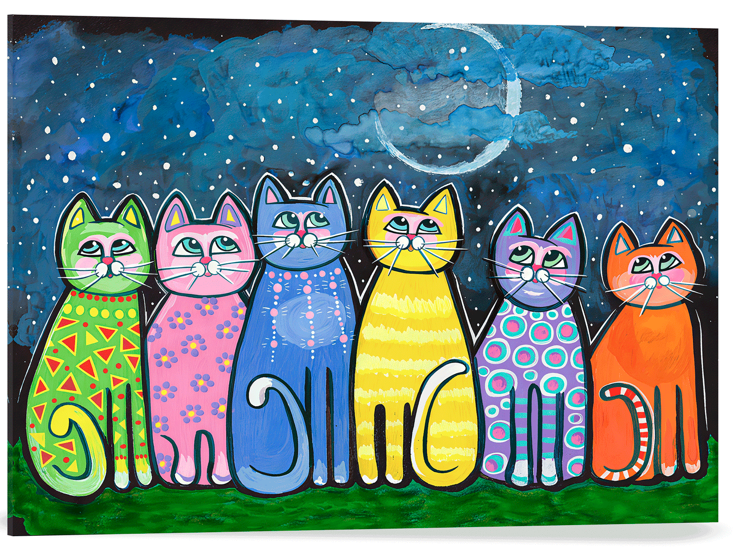 MIRANDO LA LUNA JUNTOS