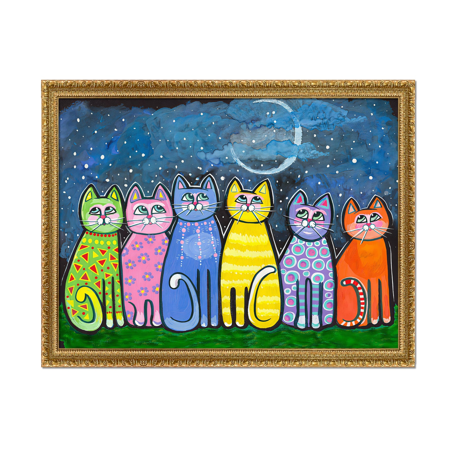 MIRANDO LA LUNA JUNTOS