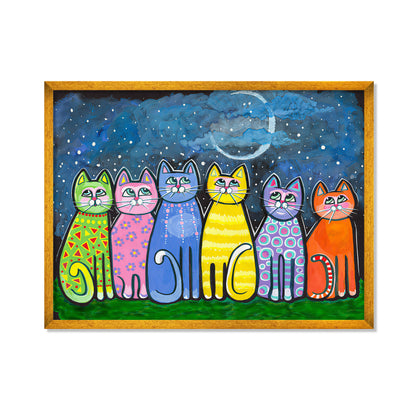 MIRANDO LA LUNA JUNTOS