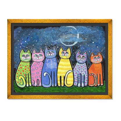 MIRANDO LA LUNA JUNTOS