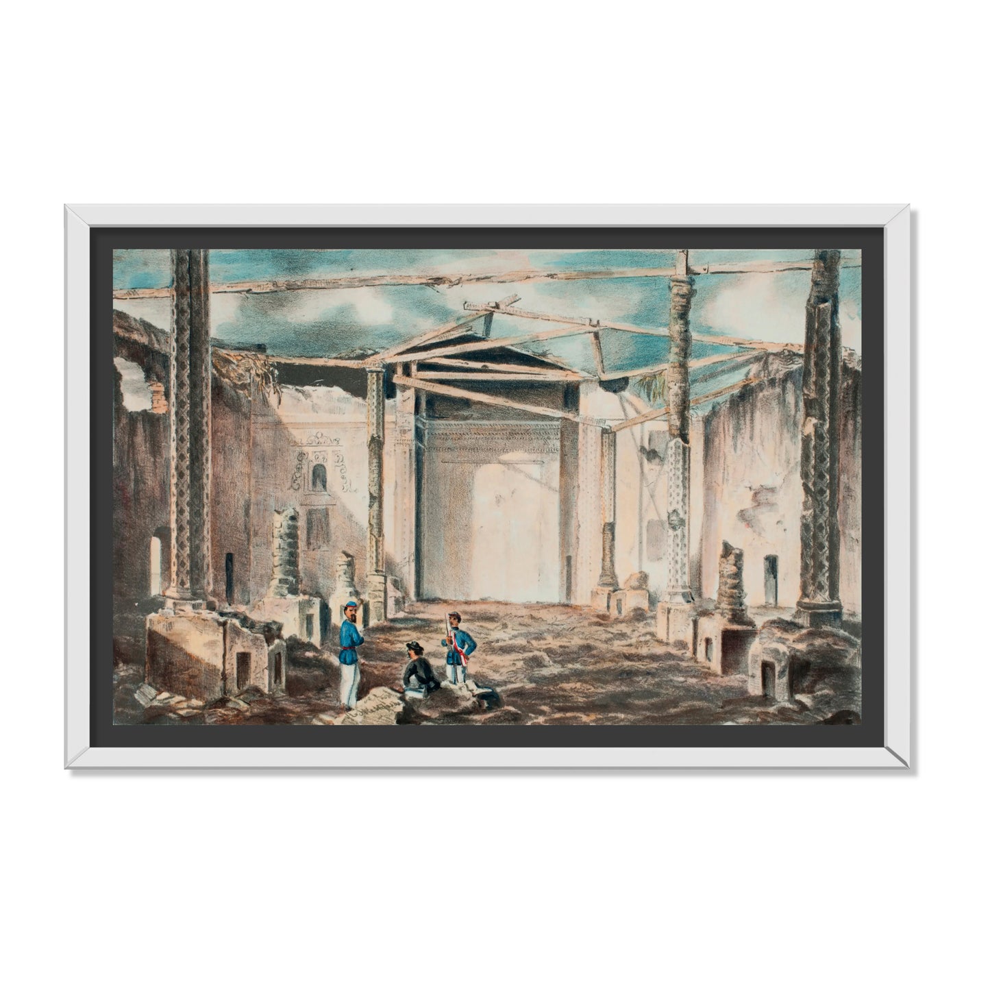 EL INTERIOR DE LA IGLESIA DE HUMAITÁ