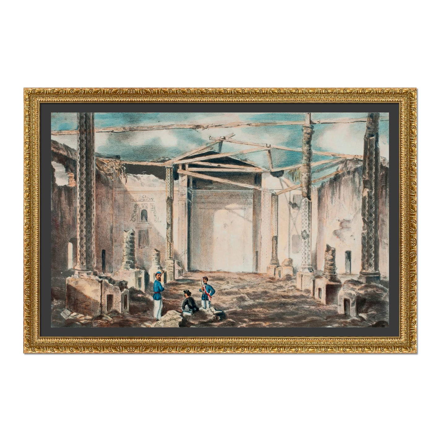 EL INTERIOR DE LA IGLESIA DE HUMAITÁ