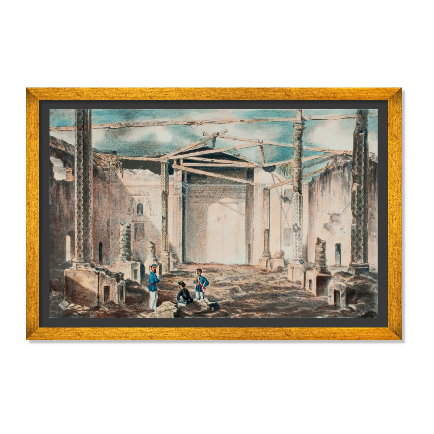 EL INTERIOR DE LA IGLESIA DE HUMAITÁ