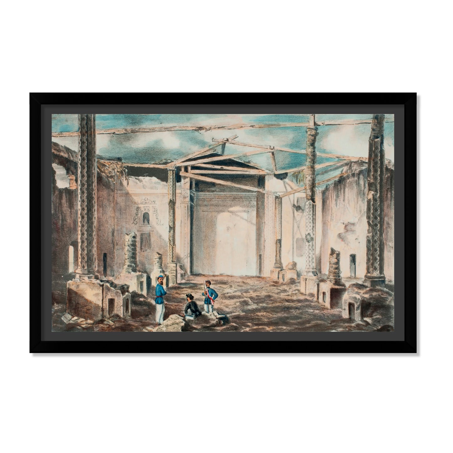 EL INTERIOR DE LA IGLESIA DE HUMAITÁ