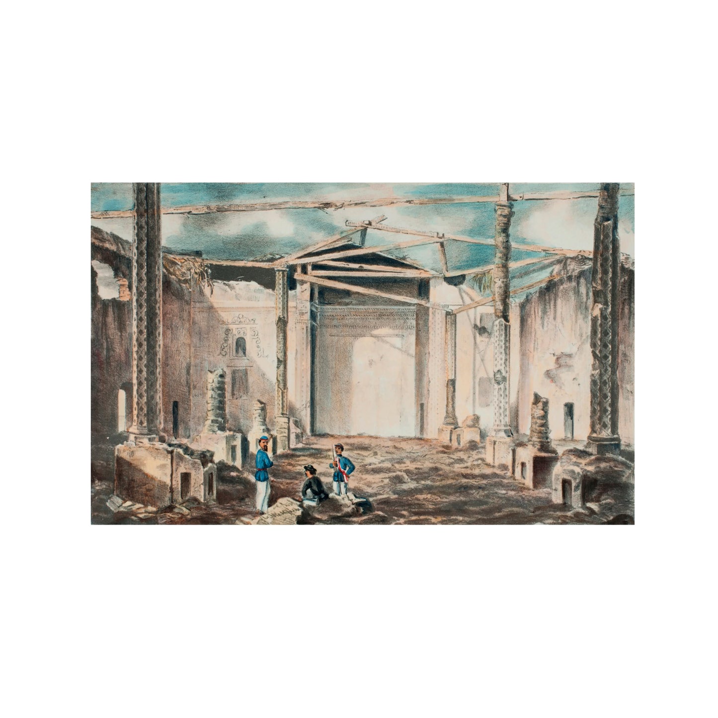 EL INTERIOR DE LA IGLESIA DE HUMAITÁ