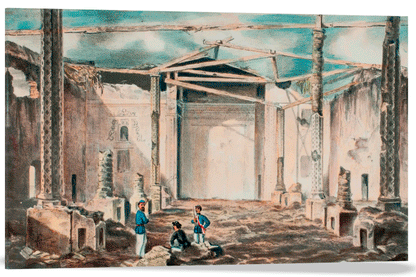 EL INTERIOR DE LA IGLESIA DE HUMAITÁ