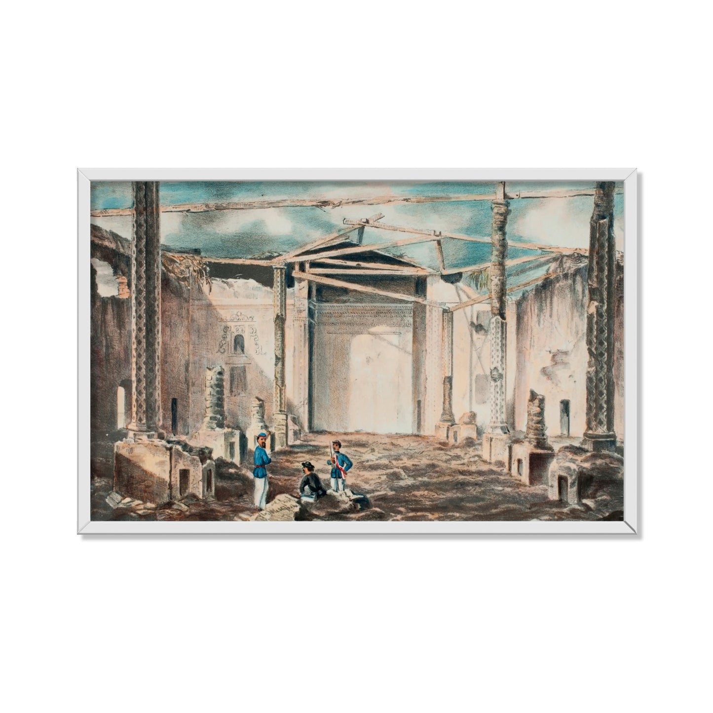 EL INTERIOR DE LA IGLESIA DE HUMAITÁ