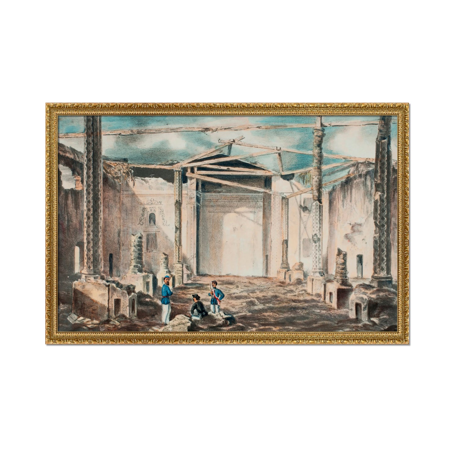 EL INTERIOR DE LA IGLESIA DE HUMAITÁ