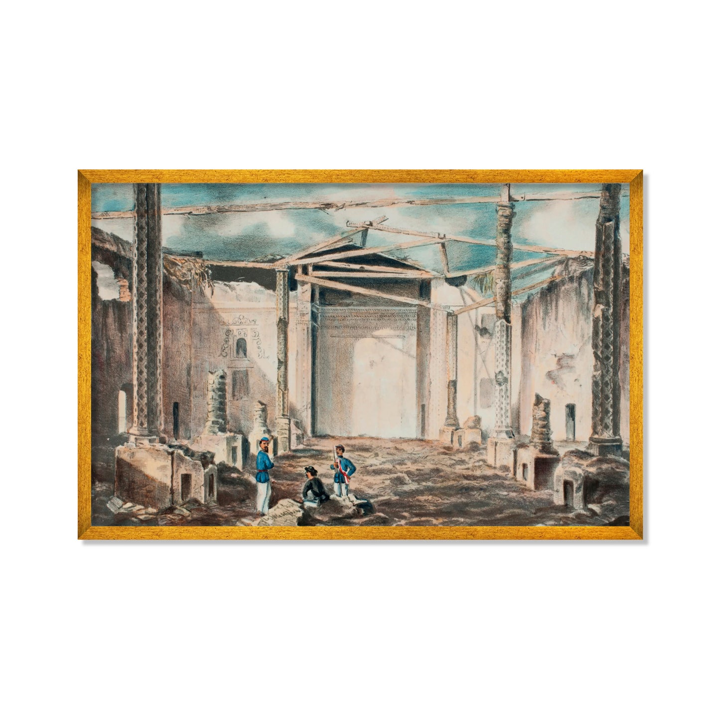 EL INTERIOR DE LA IGLESIA DE HUMAITÁ