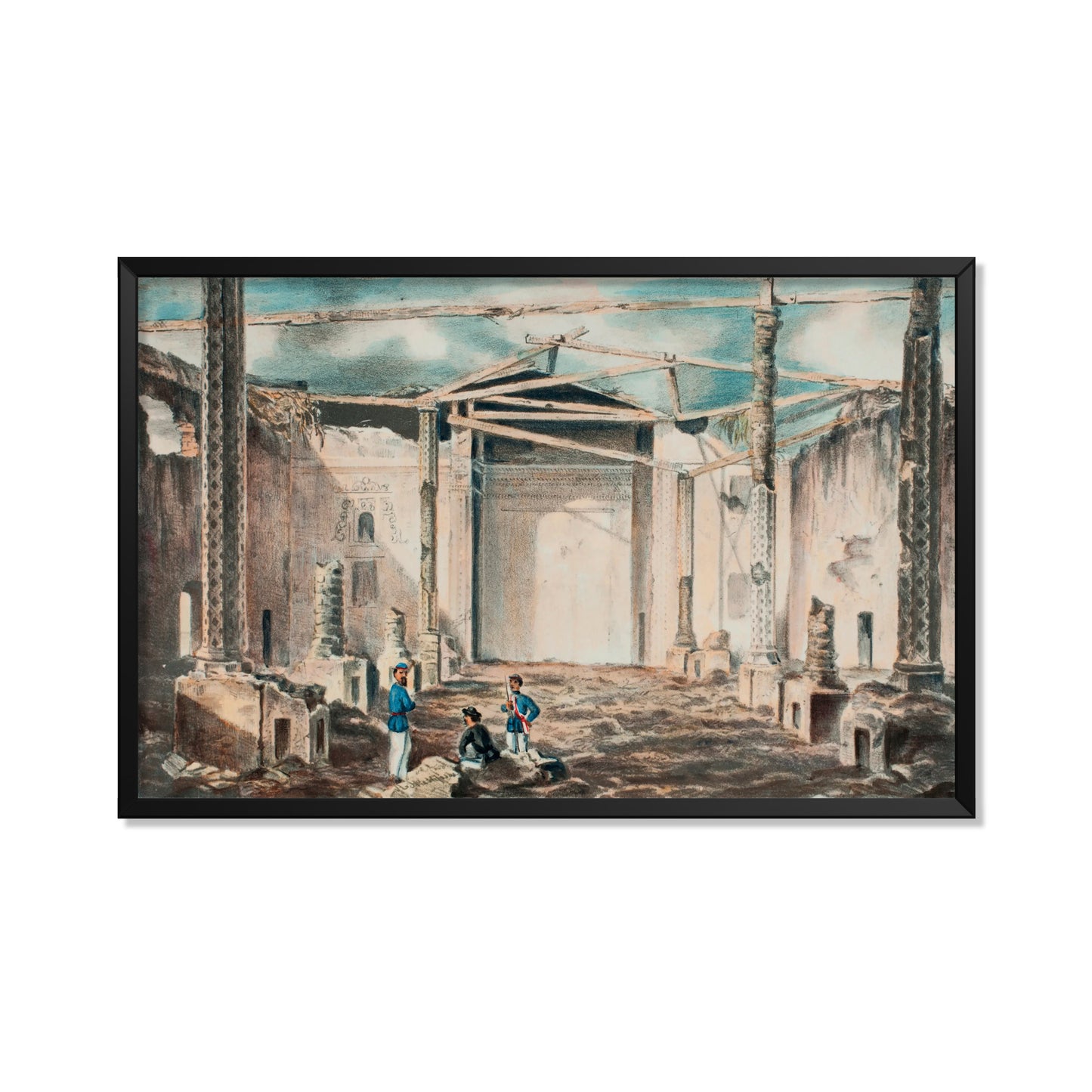 EL INTERIOR DE LA IGLESIA DE HUMAITÁ