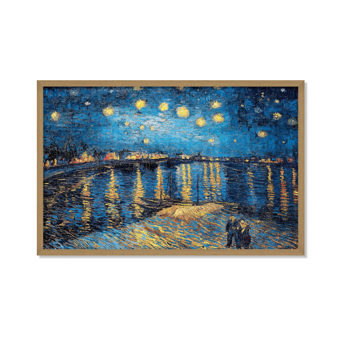 NOCHE ESTRELLADA SOBRE EL RÓDANO