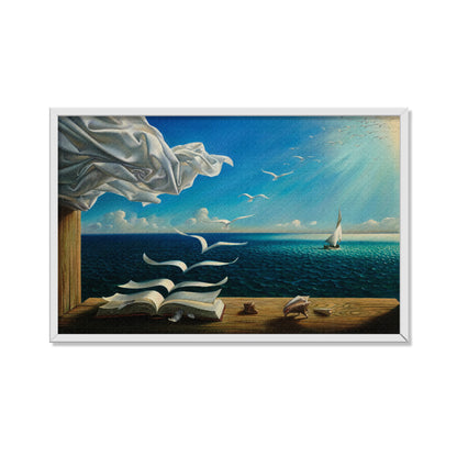 EL LIBRO EN LAS OLAS DEL VELERO