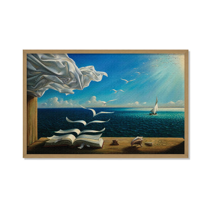 EL LIBRO EN LAS OLAS DEL VELERO