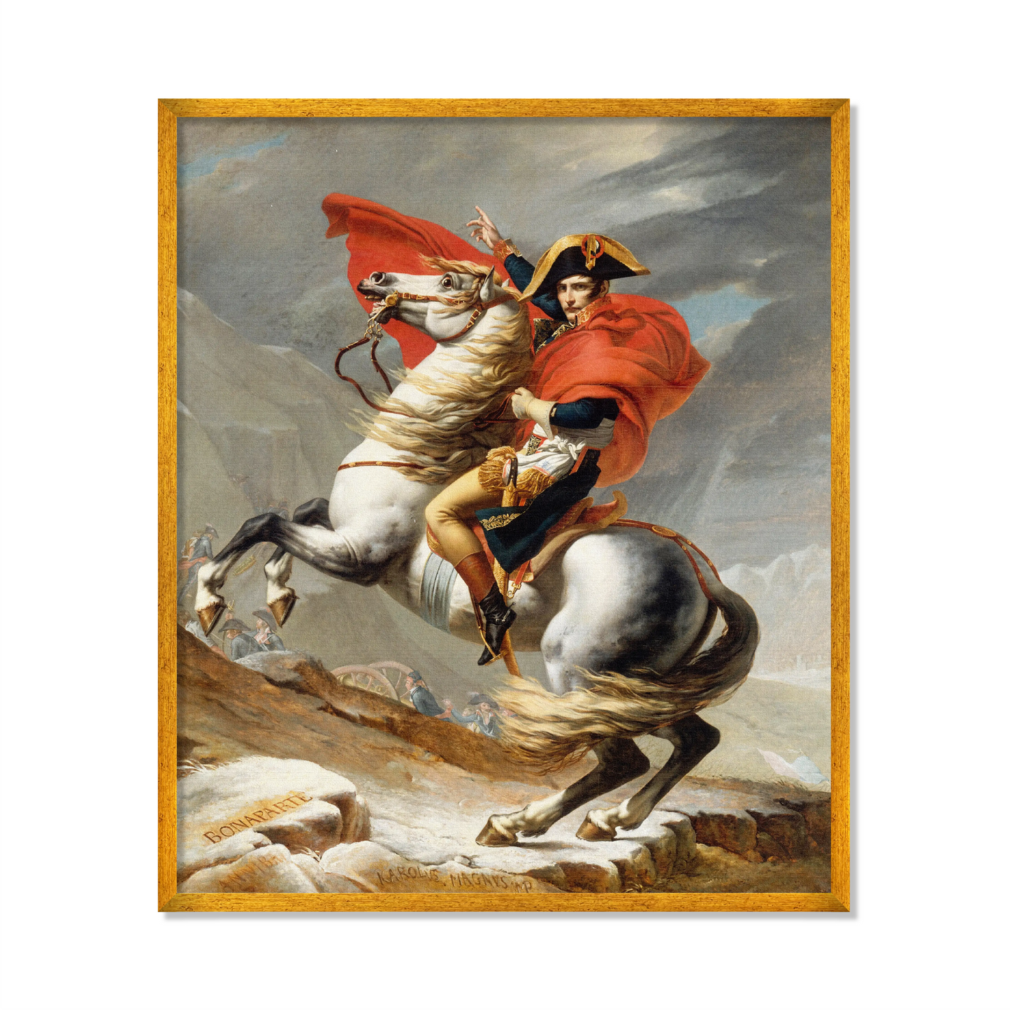 NAPOLEÓN CRUZANDO LOS ALPES