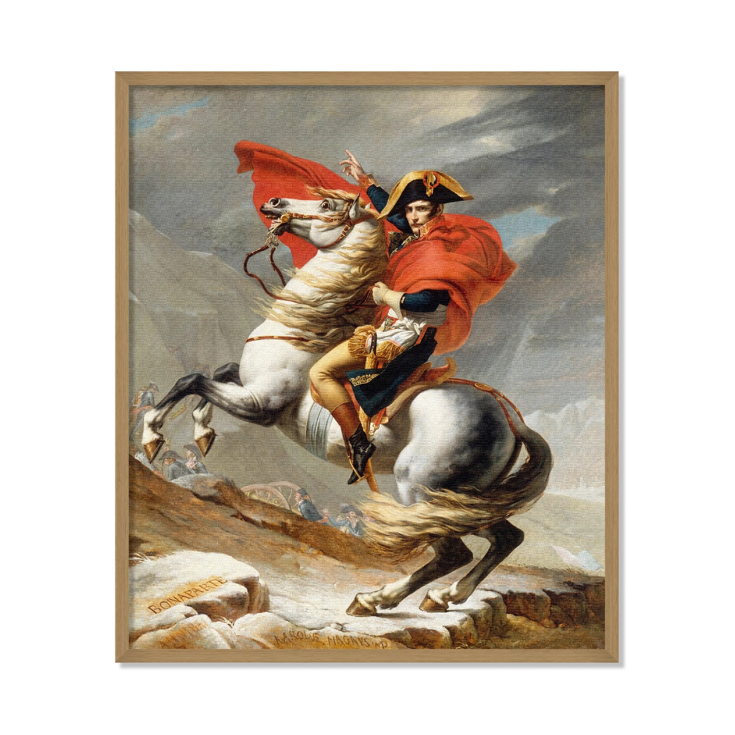 NAPOLEÓN CRUZANDO LOS ALPES