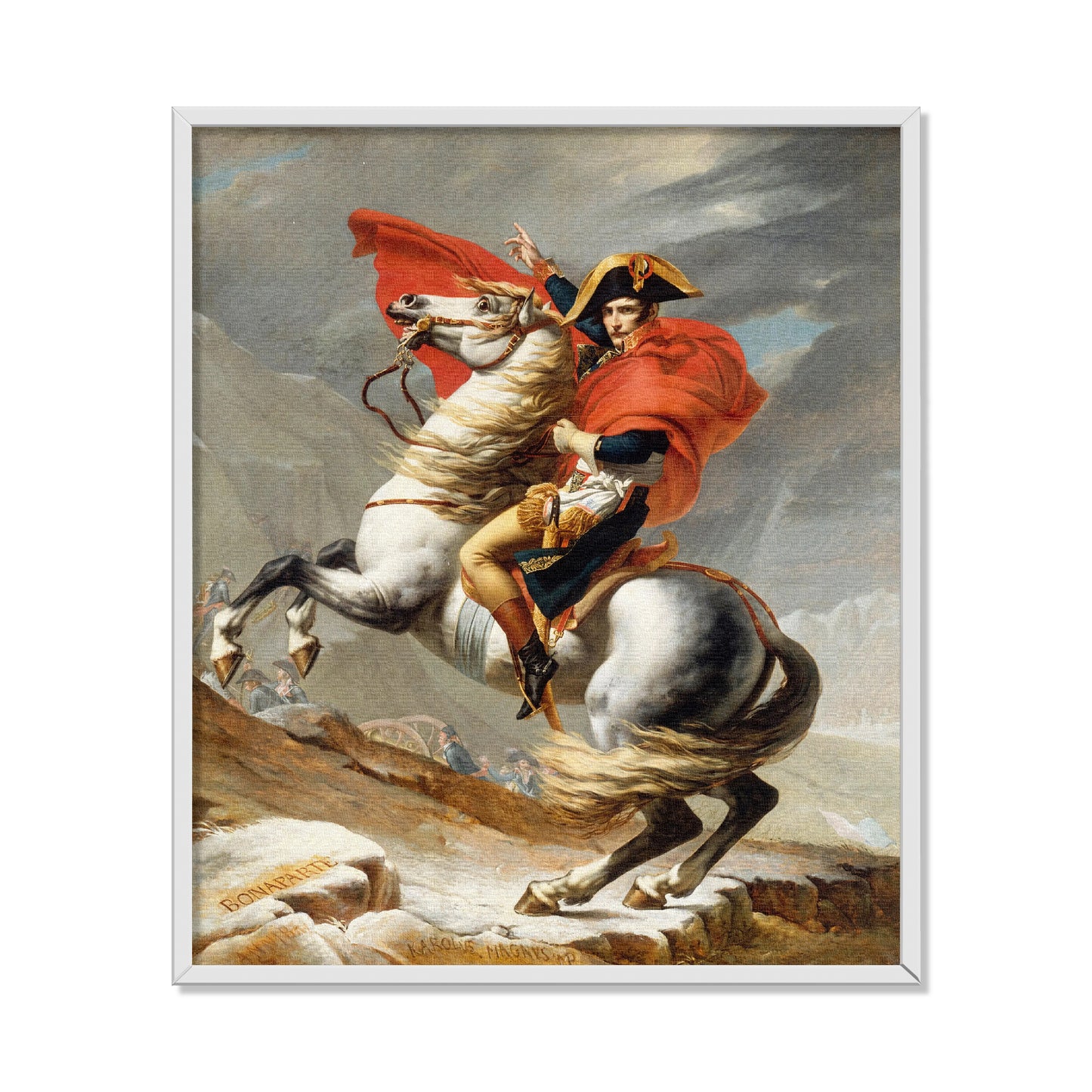 NAPOLEÓN CRUZANDO LOS ALPES