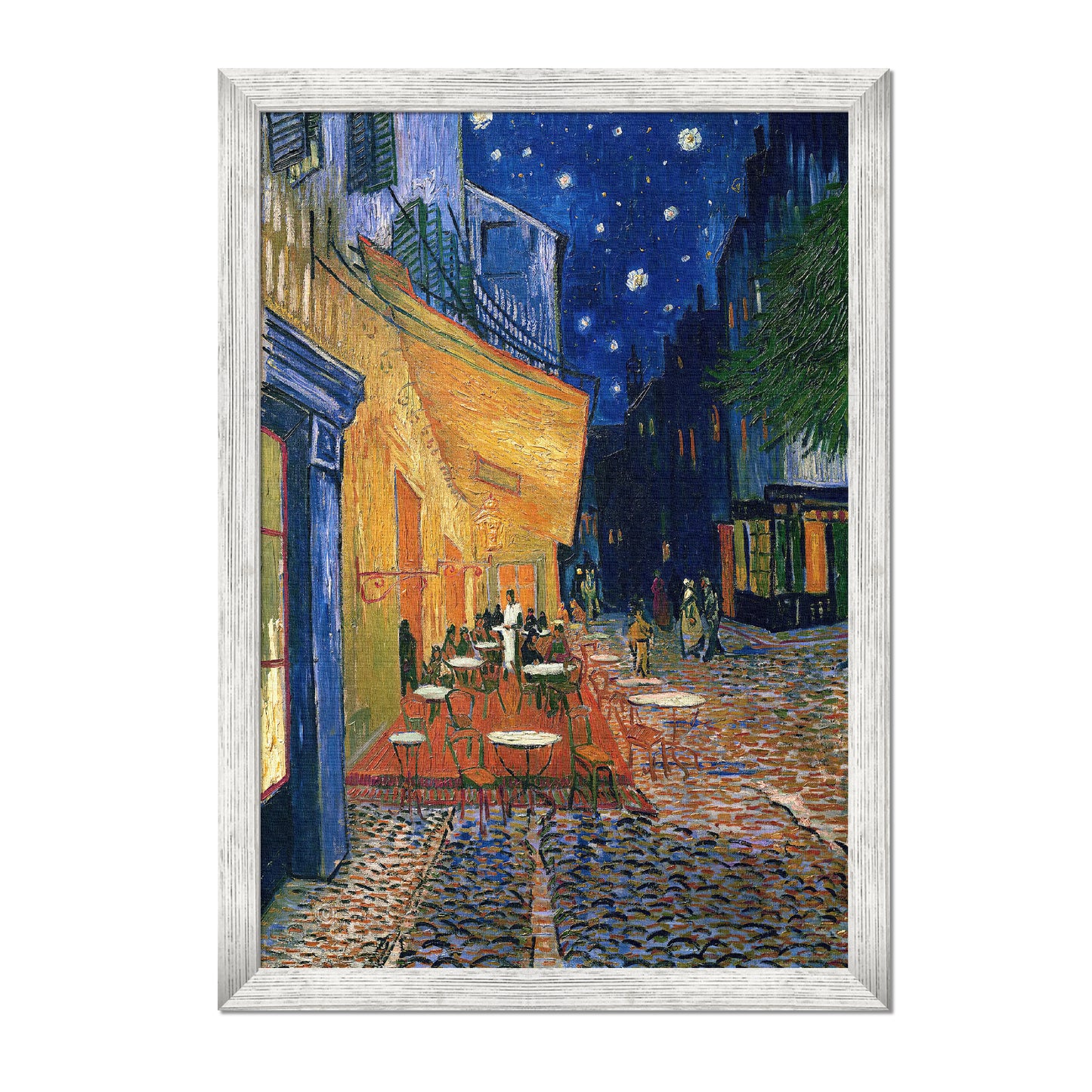 TERRAZA DE CAFÉ POR LA NOCHE