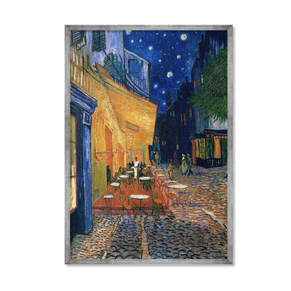 TERRAZA DE CAFÉ POR LA NOCHE