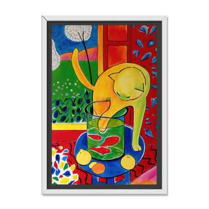 EL GATO CON LOS PECES ROJOS