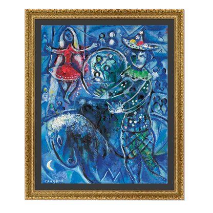 EL CIRCO SOBRE FONDO AZUL