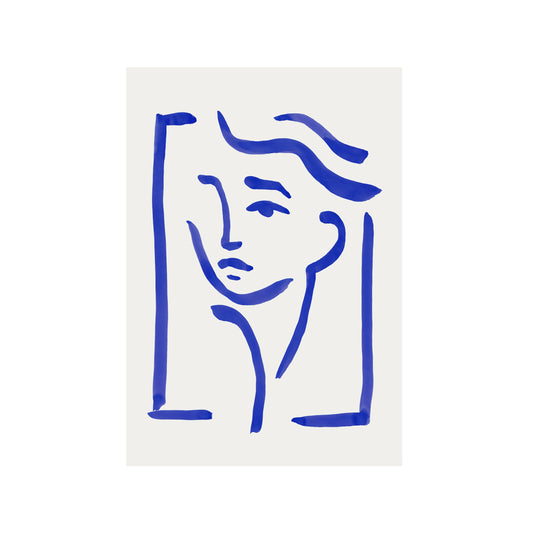 RETRATO EN AZUL