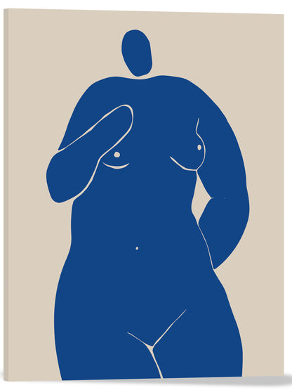SILUETA AZUL