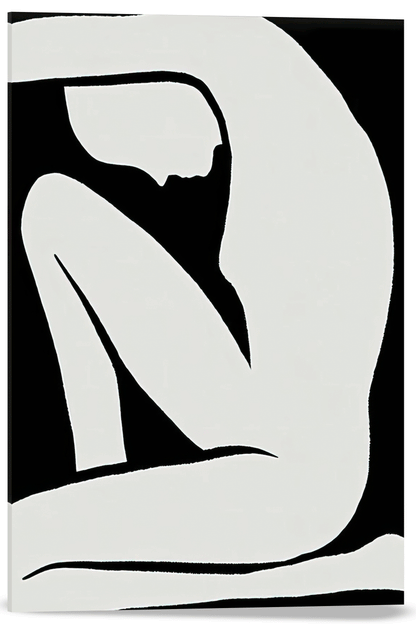 DESNUDO EN NEGRO