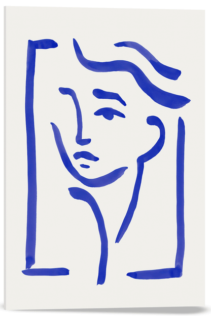 RETRATO EN AZUL